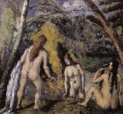 Paul Cezanne Trois baigneuses oil painting artist